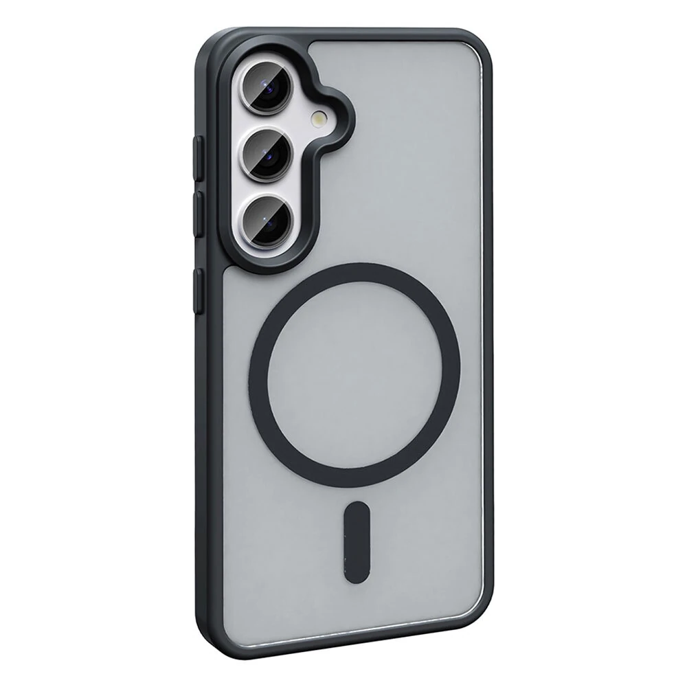 Galaxy S25 Kılıf M-safe Şarj Özellikli Mat Arka Yüzey Zore Sio Kapak