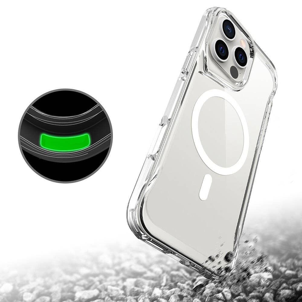 Apple iPhone 16 Pro Kılıf Zore M-safe Şarj Özellikli T-Max M-safe Kapak