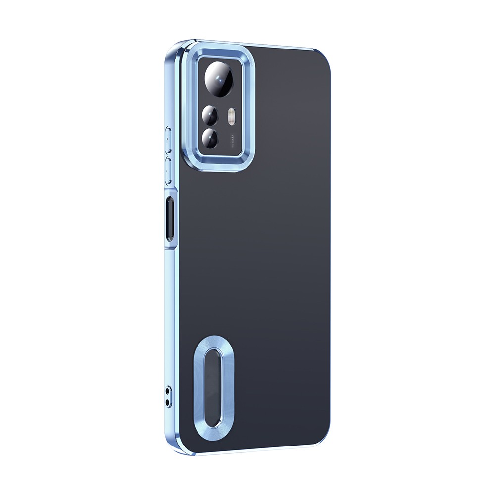Xiaomi Redmi Note 12S Kılıf Kamera Korumalı Logo Gösteren Zore Omega Kapak