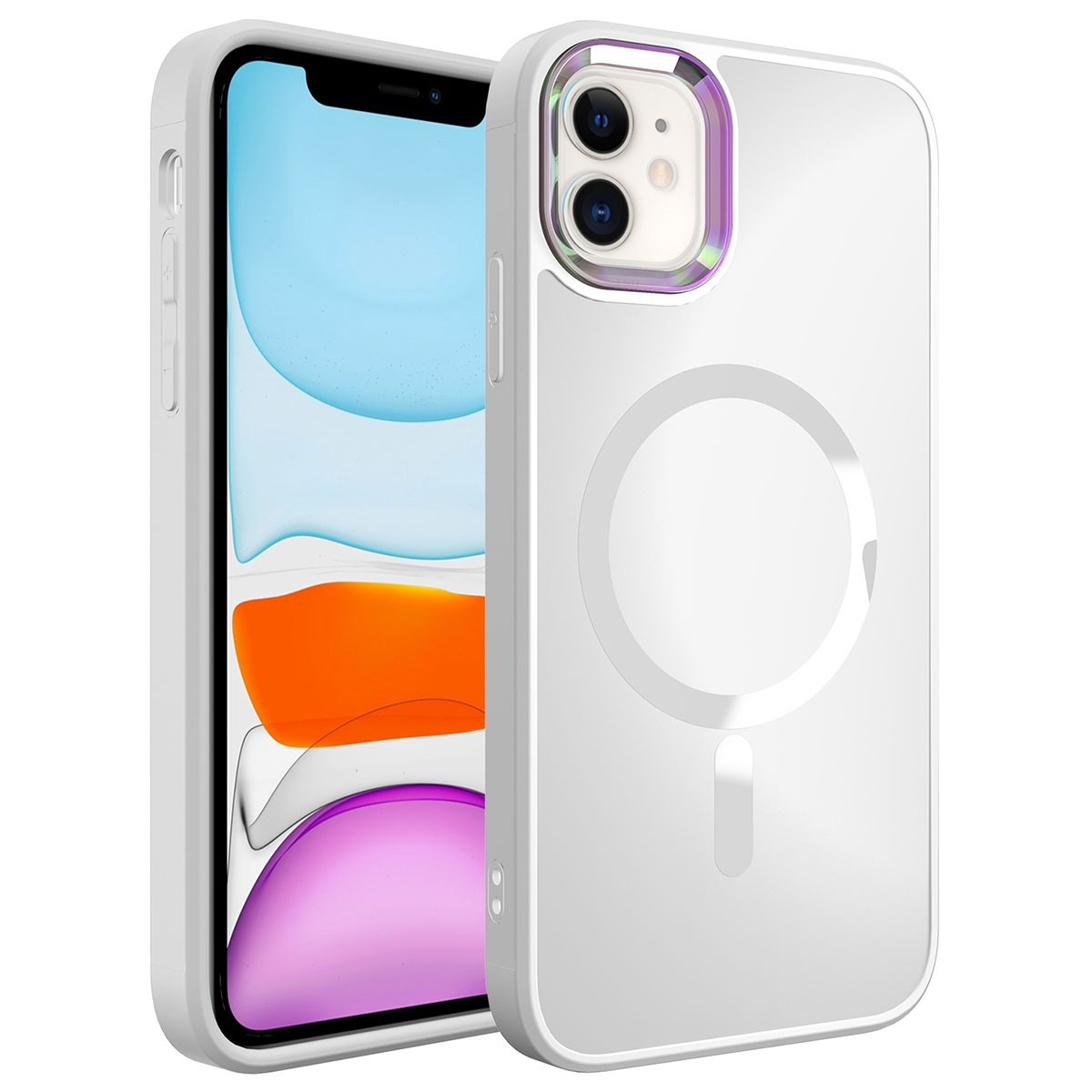 Apple iPhone 11 Kılıf M-safe Wireless Şarj Özellikli Zore Stil Kapak