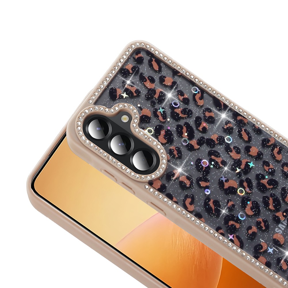 Galaxy A36 Kılıf Taşlı ve Simli Tasarım Zore Azra Kapak