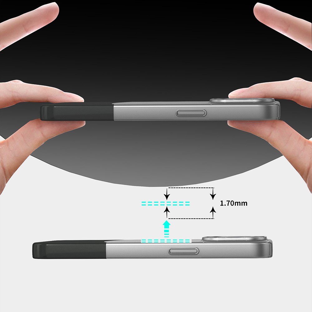 Apple iPhone 14 Pro Max Kılıf M-Safe Şarj Özellikli Mıknatıslı Zore Duble Kapak