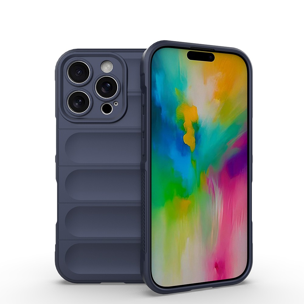 Apple iPhone 16 Pro Kılıf Esnek TPU Oyuklu Arka Yüzey Tasarımlı Zore Etnik Silikon Kapak