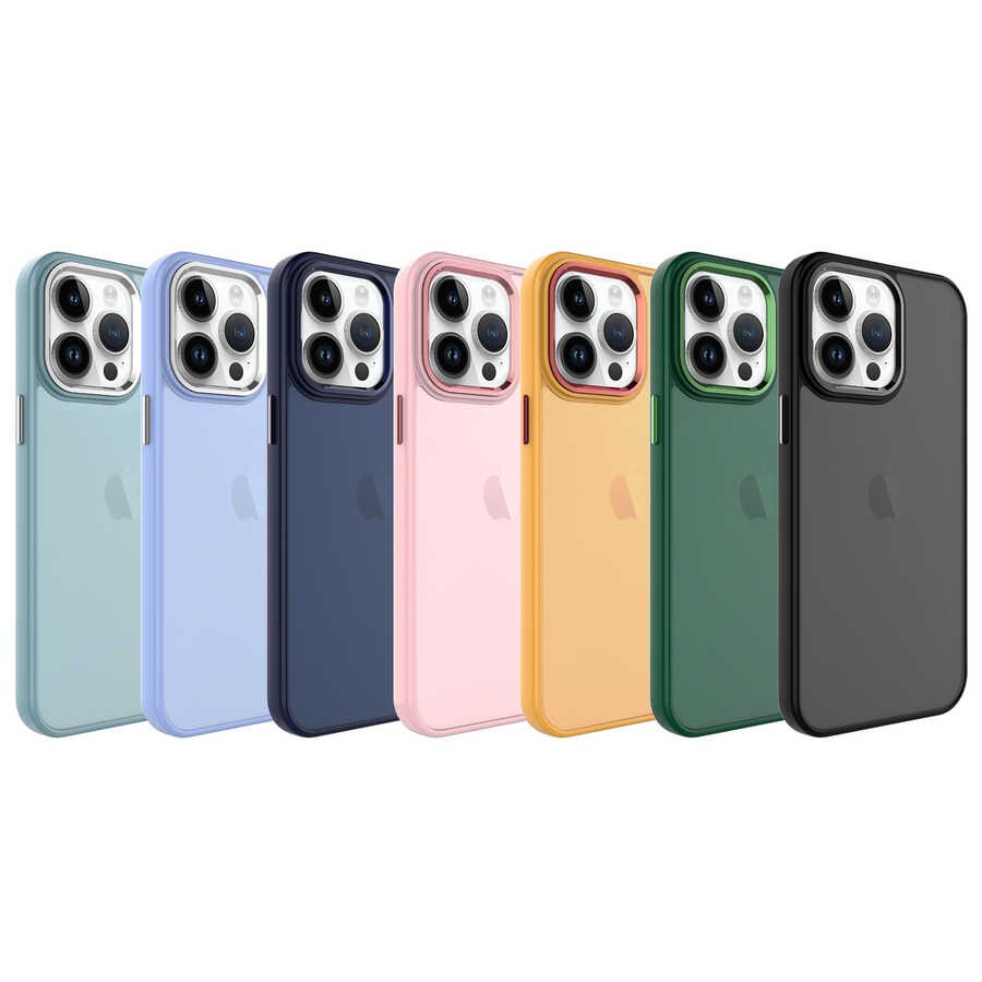 Apple iPhone 14 Pro Kılıf Buzlu Sert PC Zore May Kapak