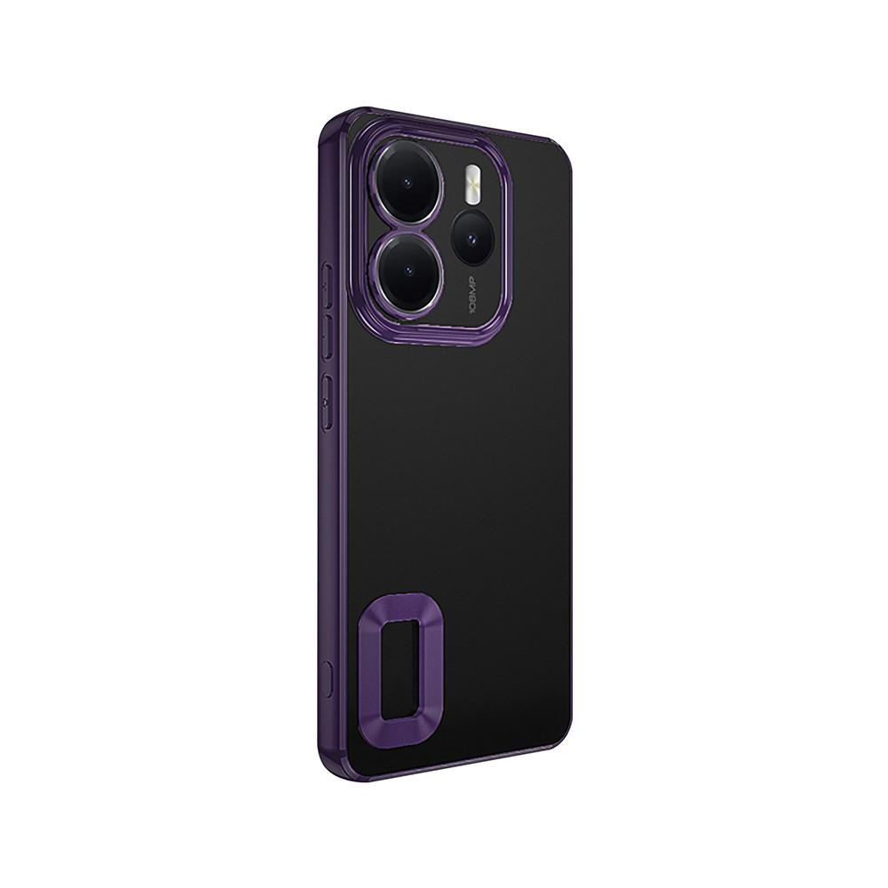 Xiaomi Redmi Note 14 4G Kılıf Kamera Korumalı Logo Gösteren Zore Omega Kapak
