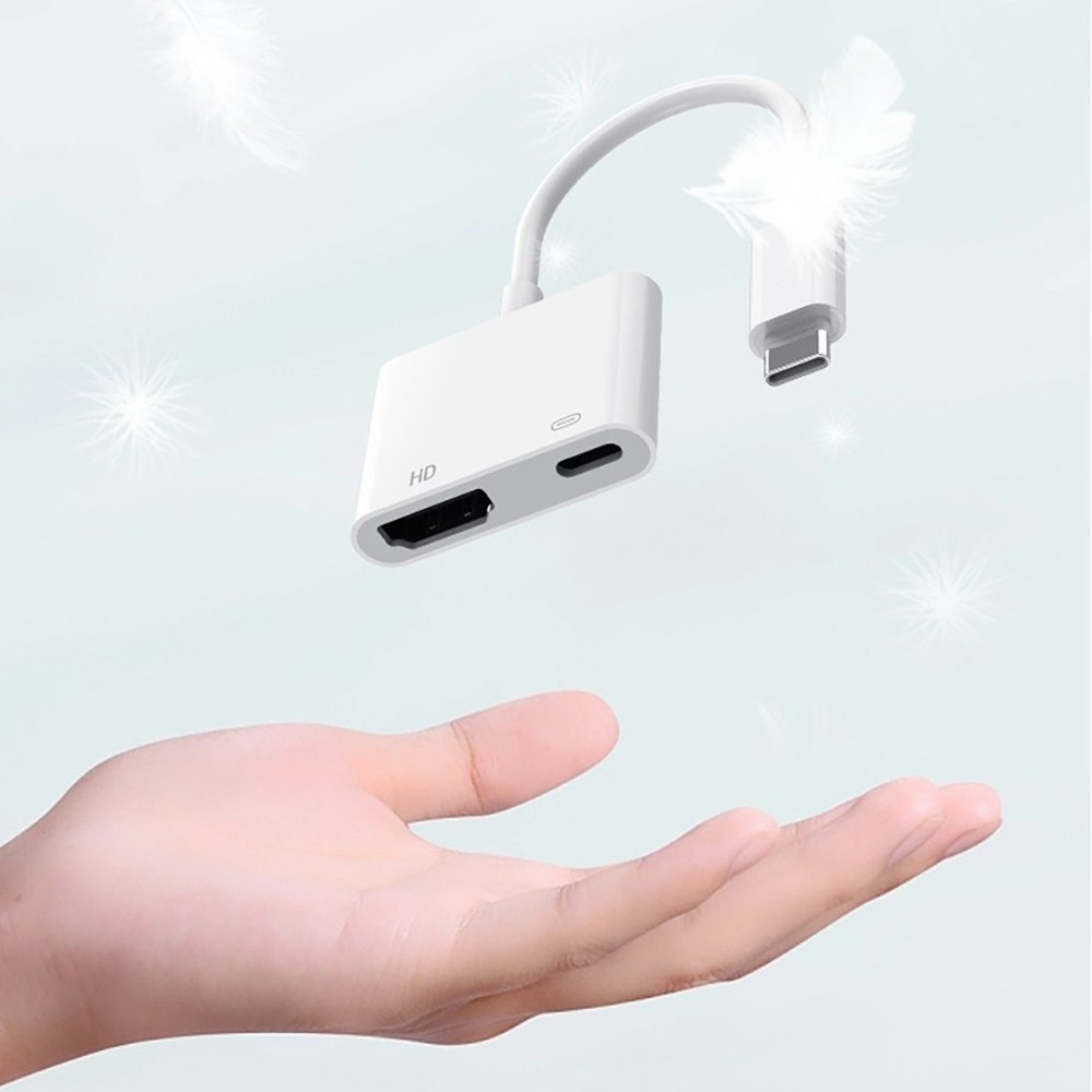 Zore Type-C to Type-C PD100W + HDMI 4K@30Hz 2in1 Adaptör