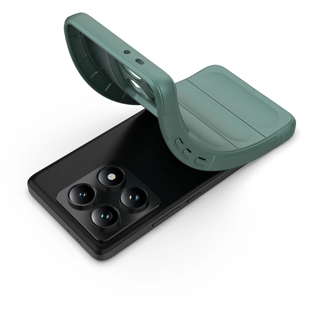 Xiaomi 14T Pro Kılıf Esnek TPU Oyuklu Arka Yüzey Tasarımlı Zore Etnik Silikon Kapak