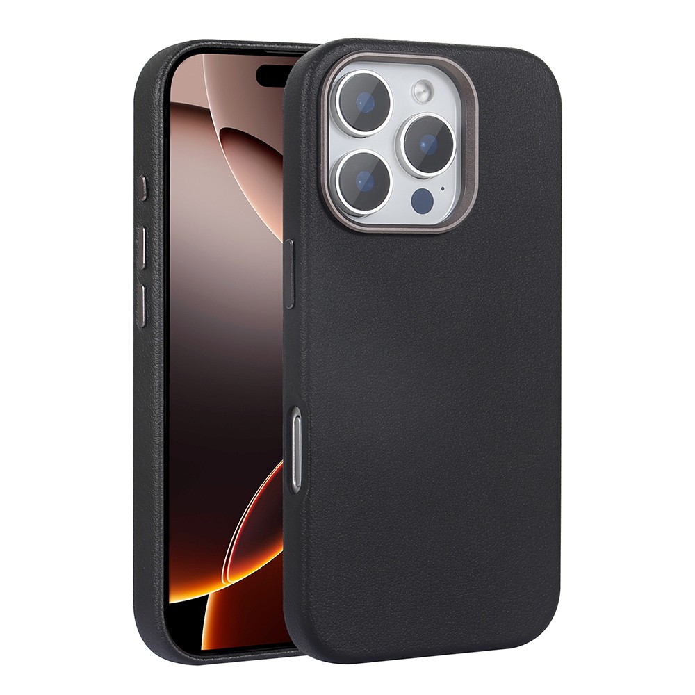 Apple iPhone 16 Pro Max Kılıf M-safe Şarj Özellikli PU Deri Zore Adora Kapak