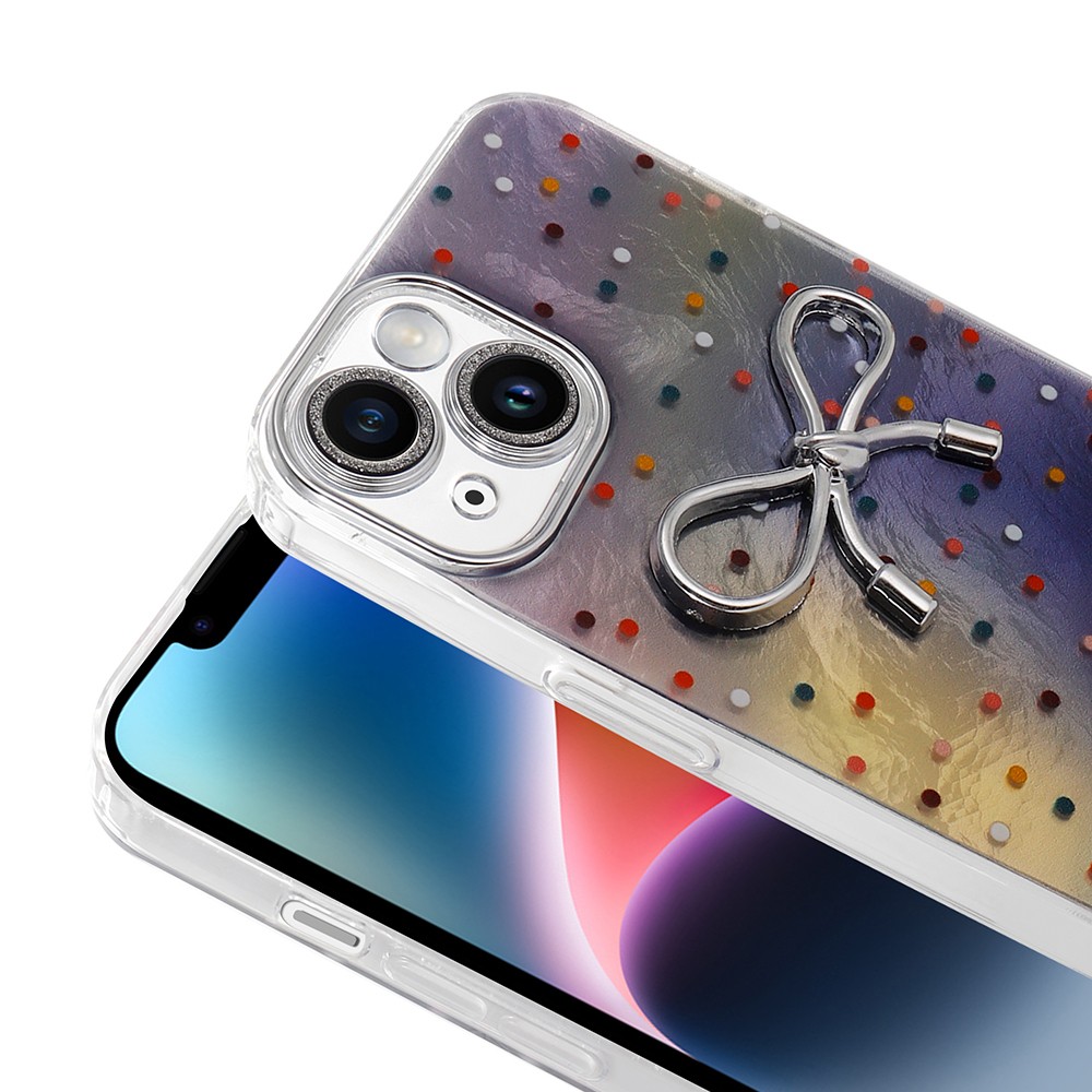 Apple iPhone 15 Kılıf Kamera Korumalı Figürlü Zore Ponti Silikon Kapak