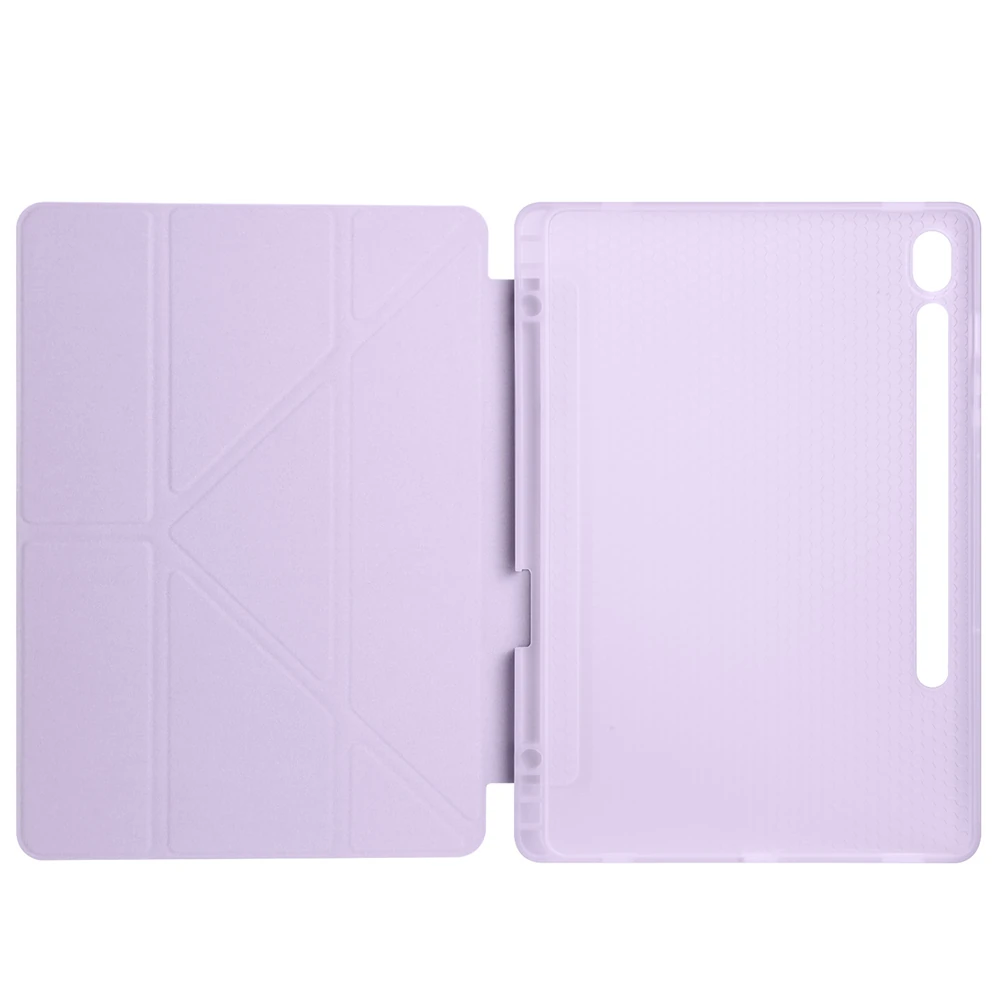 Galaxy Tab S10 Lite Kılıf Zore Tri Folding Kalem Bölmeli Standlı Kılıf