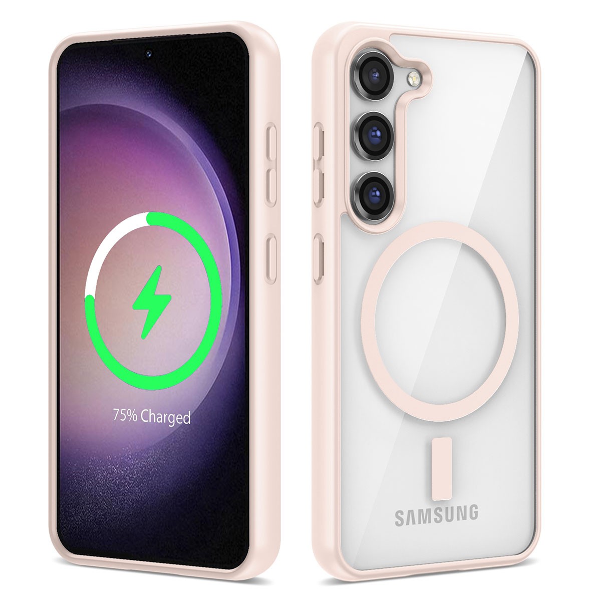 Galaxy S23 Kılıf M-safe Wireless Şarj Özellikli Silikon Zore Ege Kapak