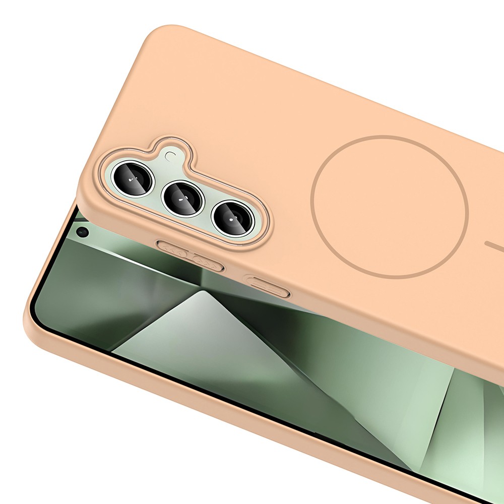 Galaxy S24 Plus Kılıf M-safe Şarj Özellikli Zore Ruby Sert Kapak