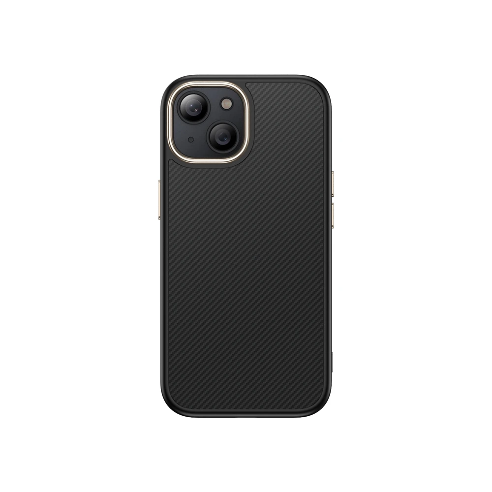 Apple iPhone 13 Kılıf M-safe Şarj Özellikli Karbon Fiber Görünümlü Zore Antina Kapak