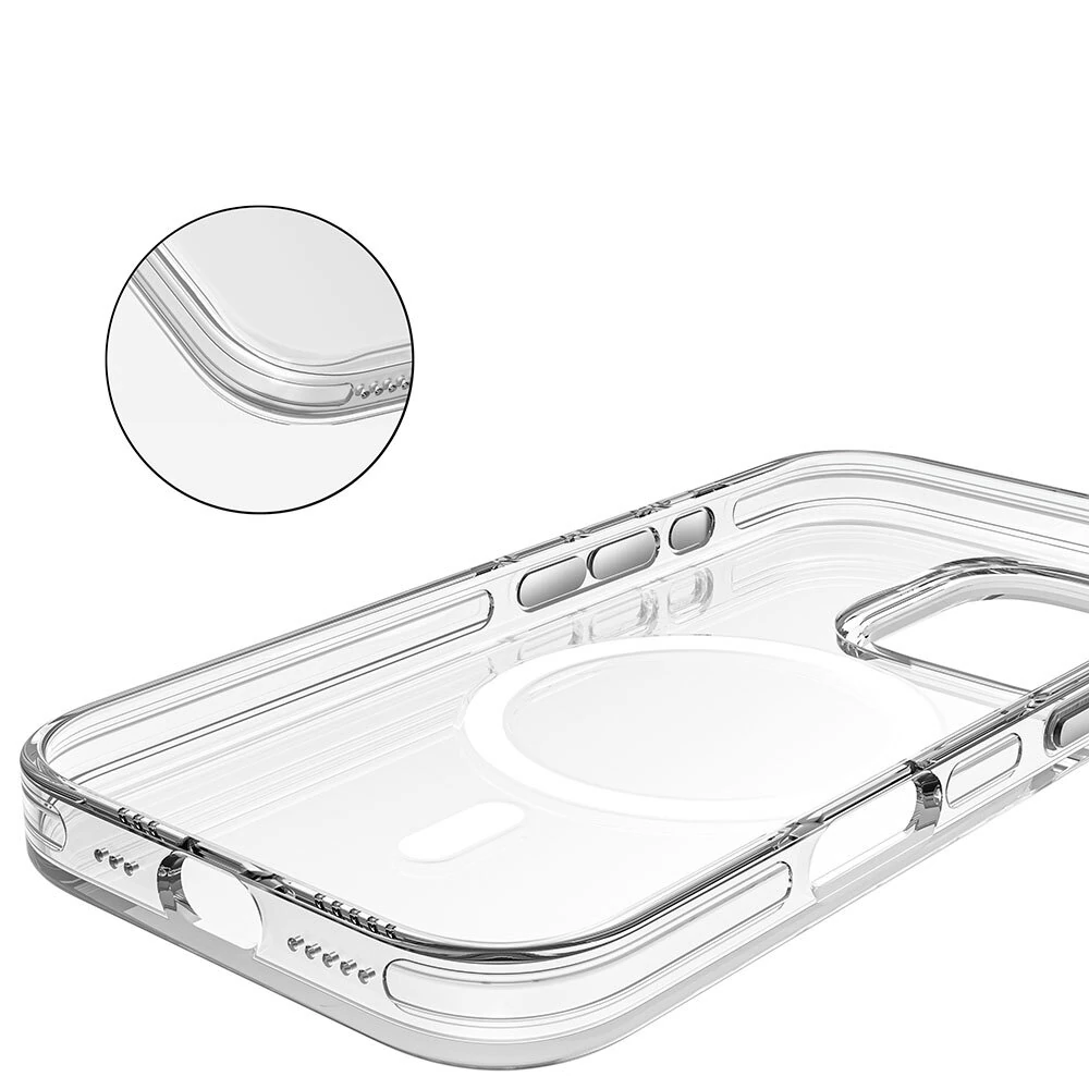 Apple iPhone 16 Pro Kılıf M-safe Şarj Özellikli Kamera Korumalı Zore Kripto Kapak