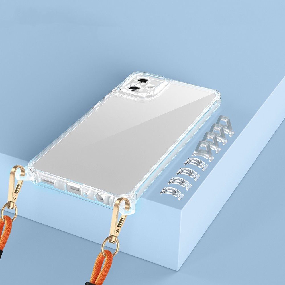 Galaxy A06 Kılıf Airbagli Takılabilir Askı Aparatlı Zore Snap Silikon Kapak