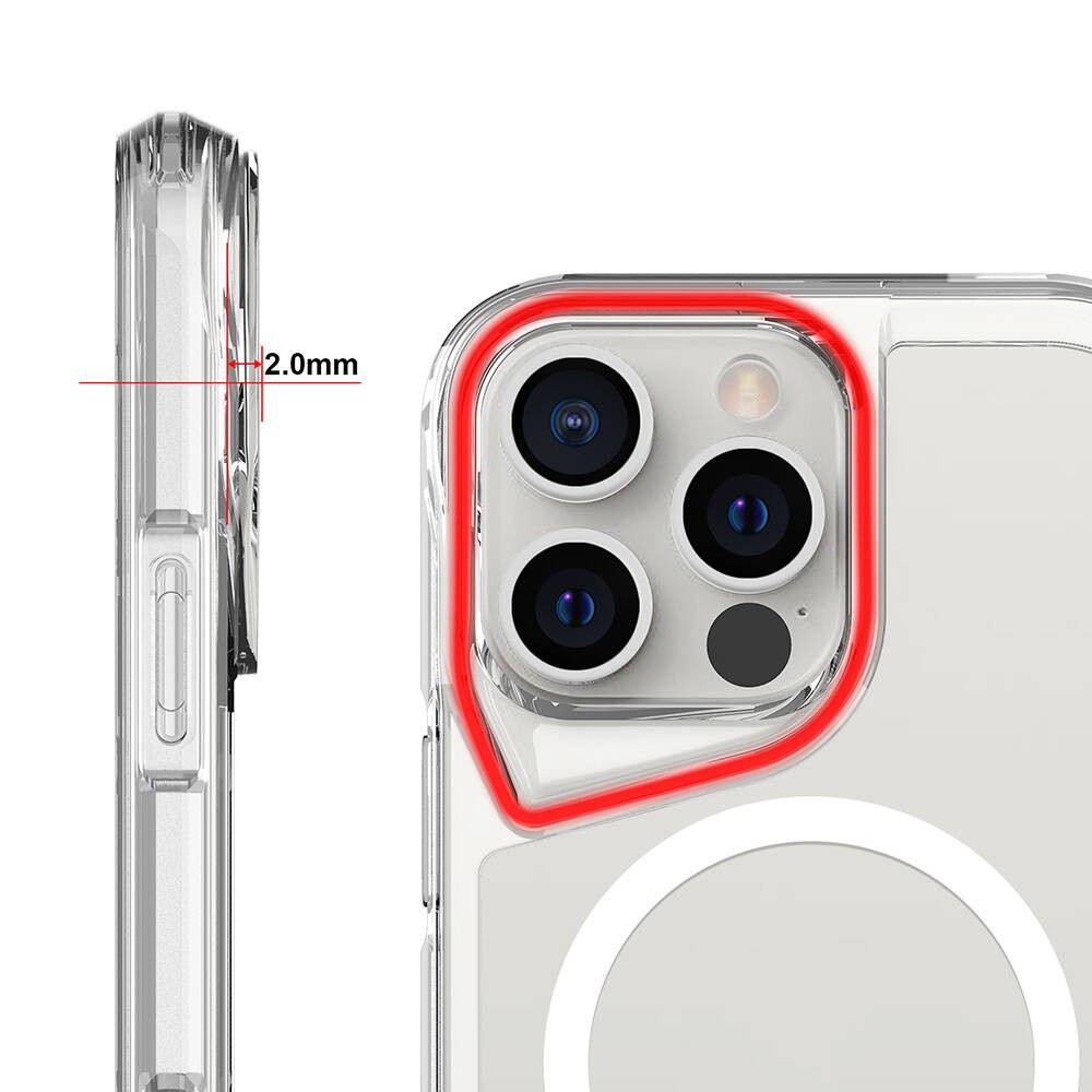 Apple iPhone 16 Pro Kılıf Zore M-safe Şarj Özellikli T-Max M-safe Kapak