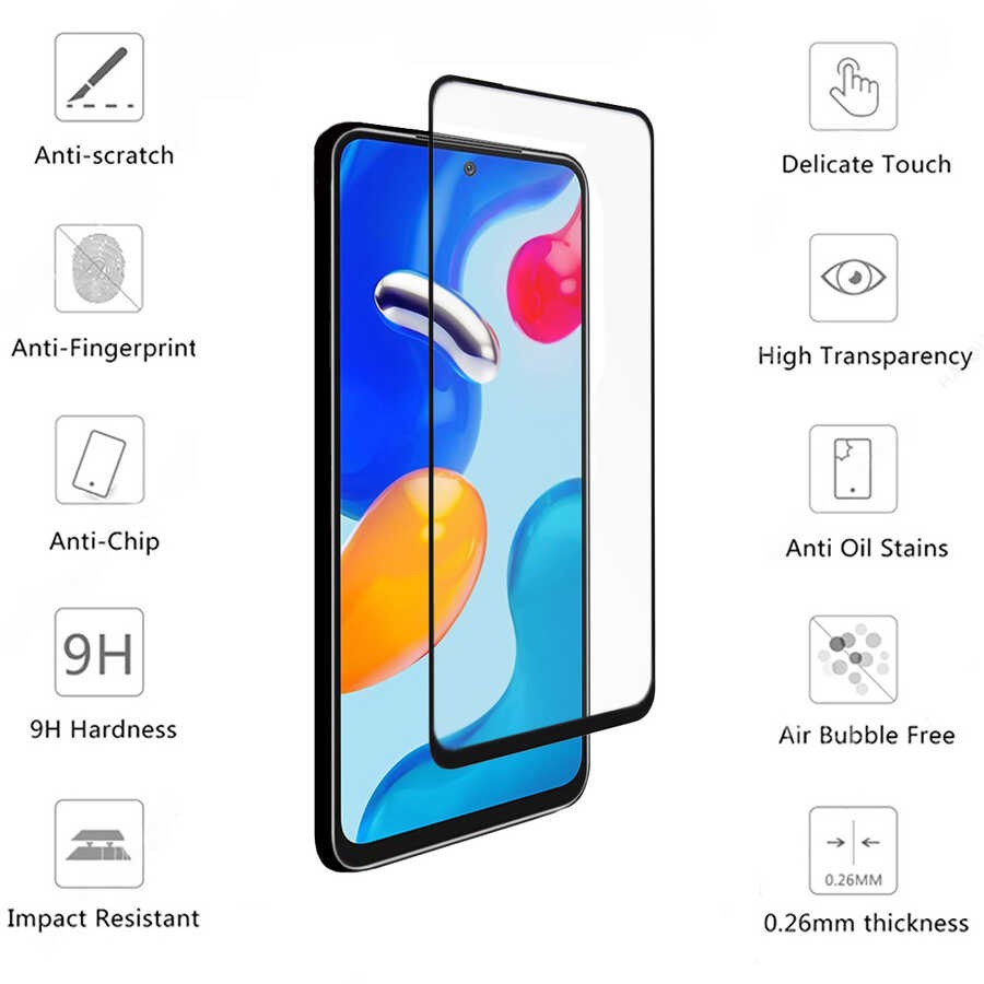 Xiaomi Redmi Note 10 5G Davin 5D Cam Ekran Koruyucu