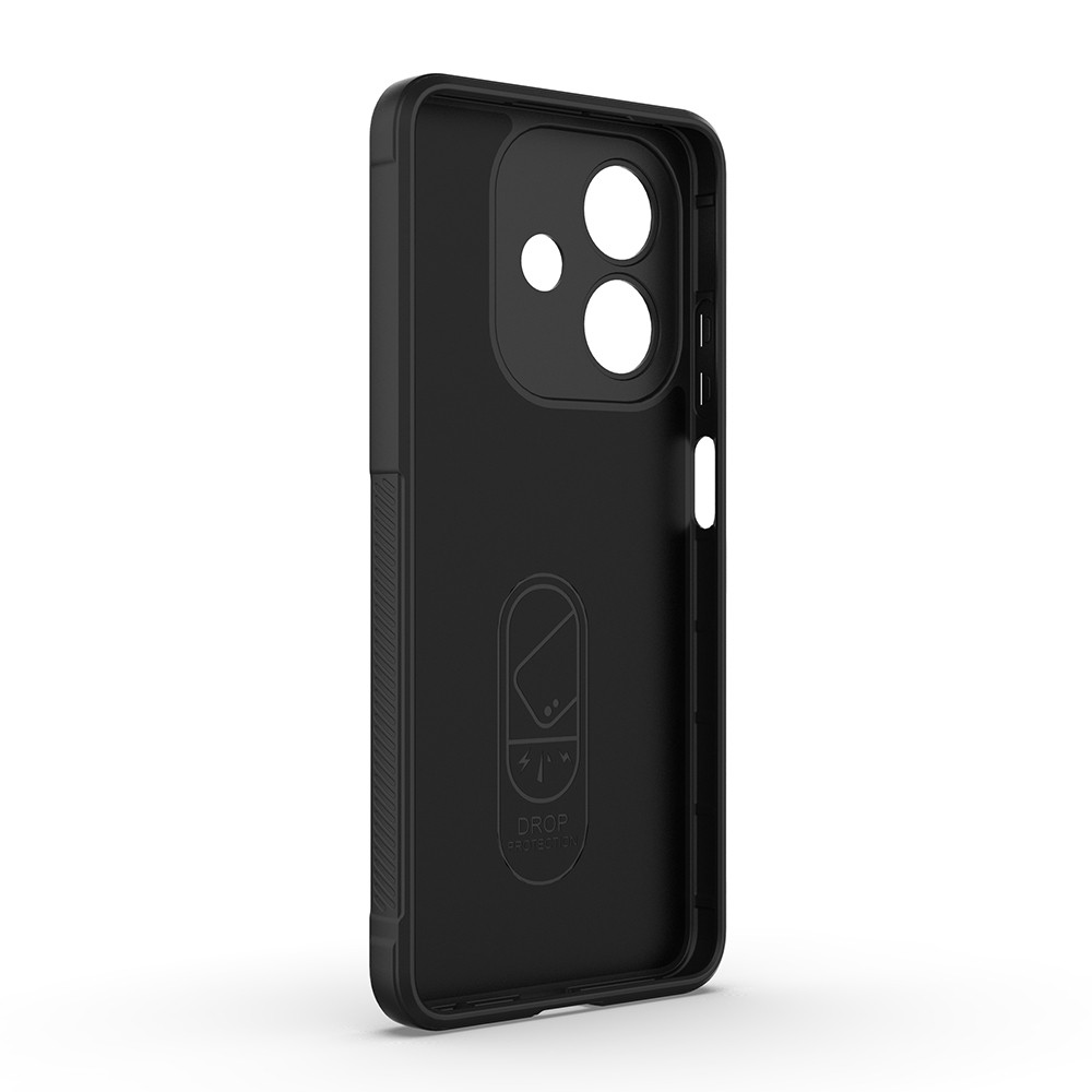 Oppo A3 Kılıf Esnek TPU Oyuklu Arka Yüzey Tasarımlı Zore Etnik Silikon Kapak