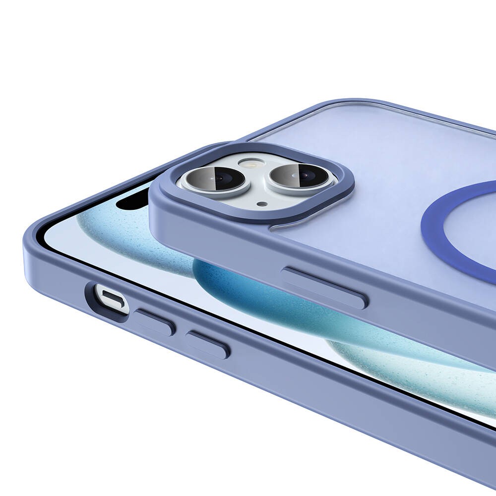 Apple iPhone 14 Plus Kılıf M-safe Şarj Özellikli Mat Arka Yüzey Zore Sio Kapak