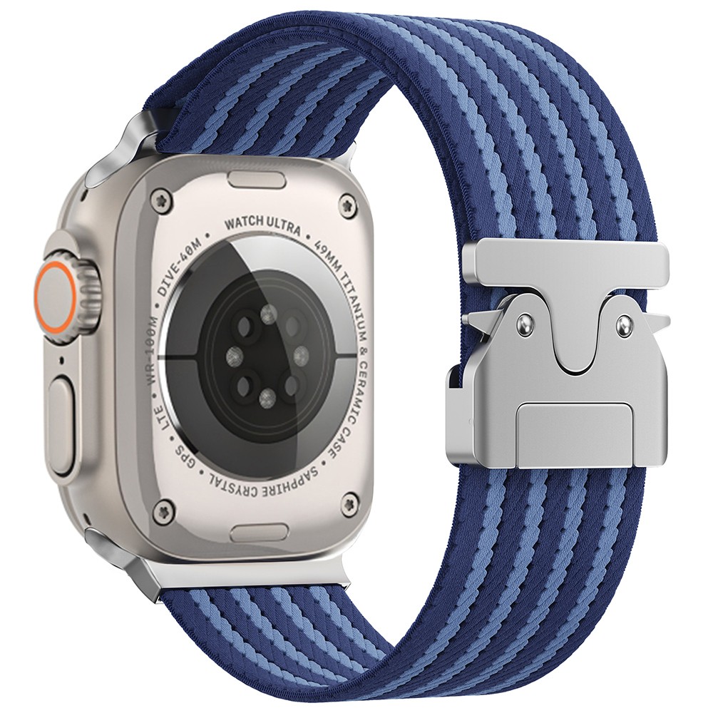 Apple Watch 49mm Zore KRD-133 Naylon Kumaş Hasır Örgülü Kordon