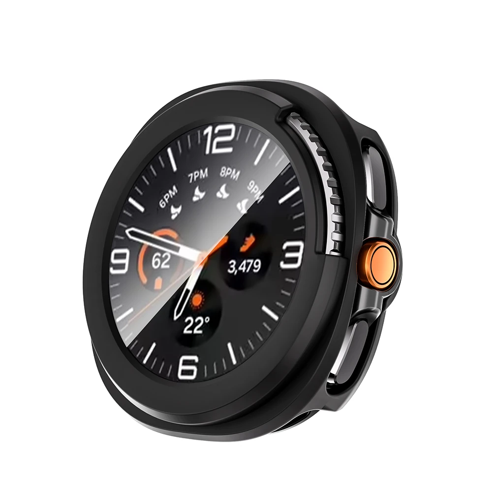 Galaxy Watch 8 Classic 46mm Sert PC Kasa ve Ekran Koruyucu Zore Watch Gard 39