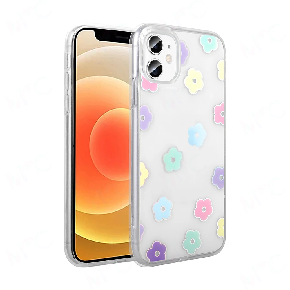 Apple iPhone 11 Kılıf Şeffaf Figürlü Zore Folk Sert Kapak