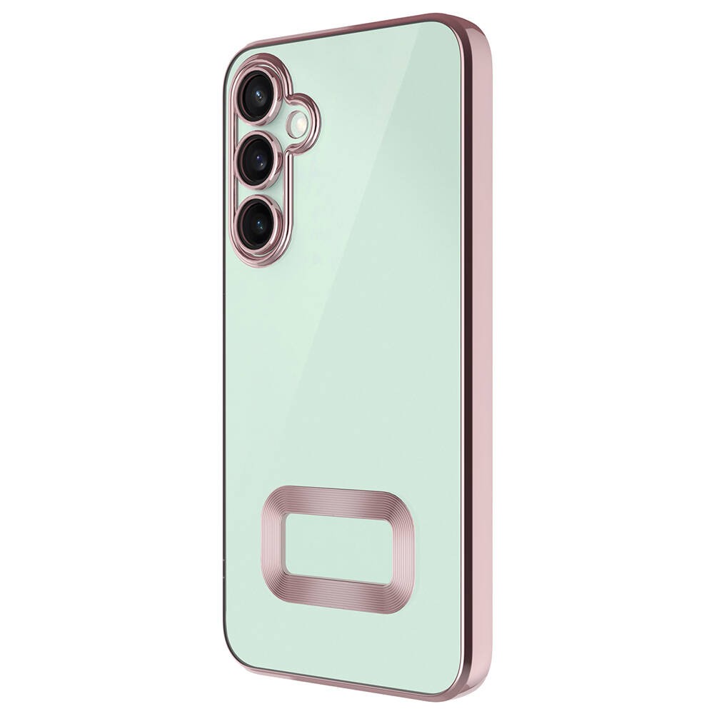 Galaxy A35 Kılıf Kamera Korumalı Logo Gösteren Zore Omega Kapak