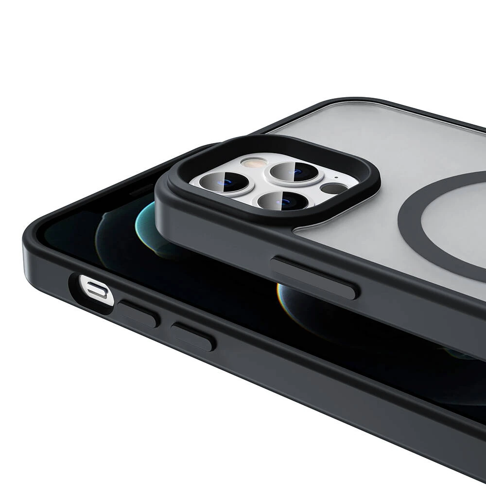 Apple iPhone 13 Pro Max Kılıf M-safe Şarj Özellikli Mat Arka Yüzey Zore Sio Kapak