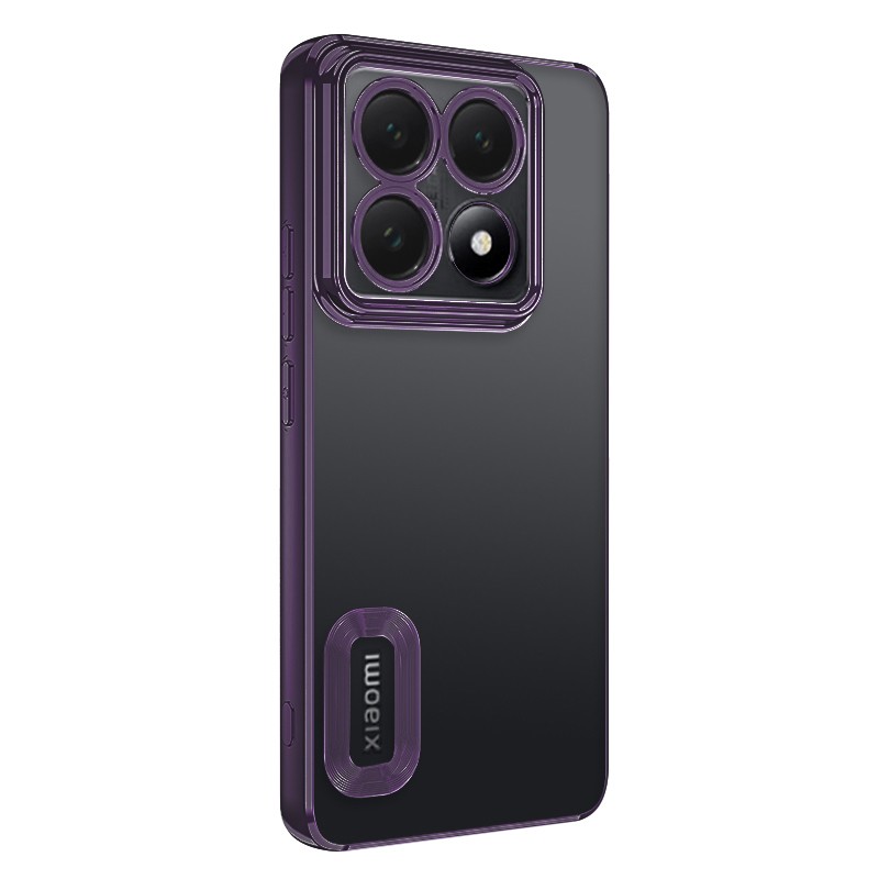 Xiaomi 14T Pro Kılıf Kamera Korumalı Logo Gösteren Zore Omega Kapak