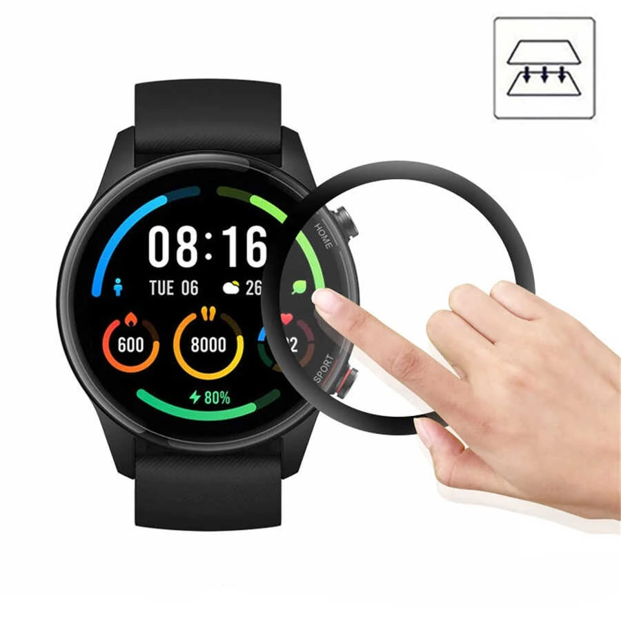 Xiaomi Mi Watch Color Zore PMMA Pet Saat Ekran Koruyucu