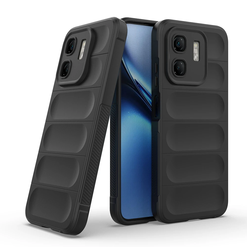 İnfinix Hot 50i 4G Kılıf Esnek TPU Oyuklu Arka Yüzey Tasarımlı Zore Etnik Silikon Kapak