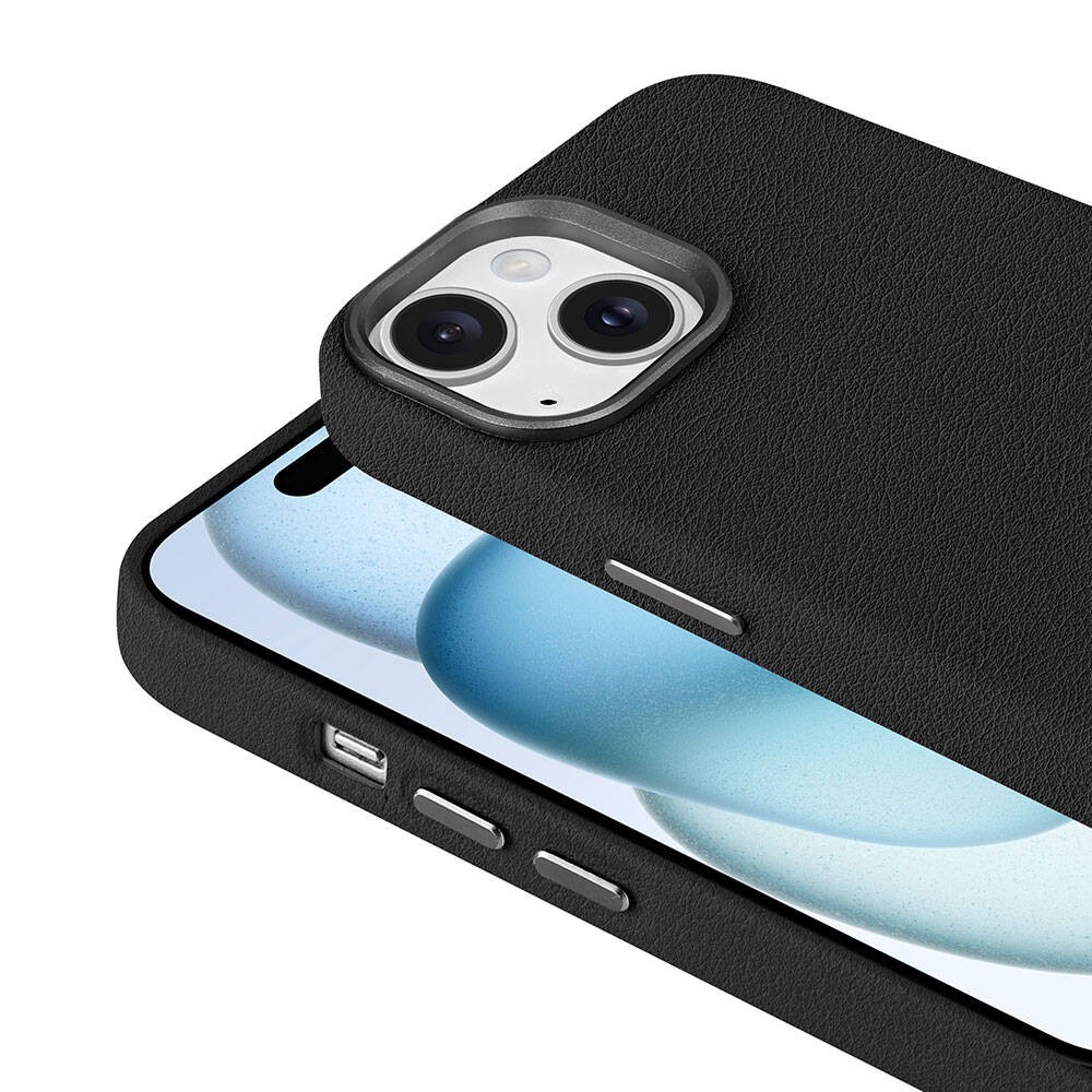 Apple iPhone 14 Kılıf M-safe Şarj Özellikli PU Deri Zore Adora Kapak