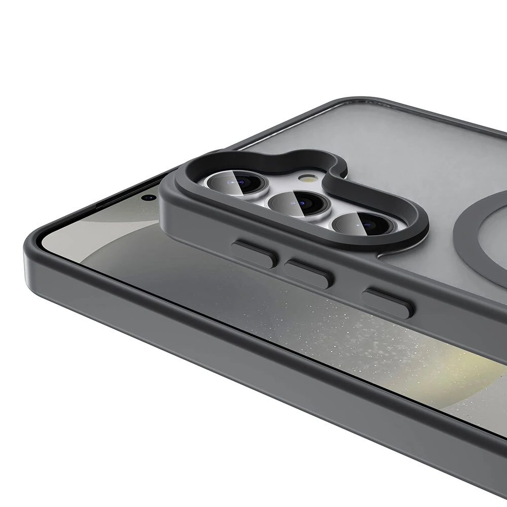 Galaxy S25 Kılıf M-safe Şarj Özellikli Mat Arka Yüzey Zore Sio Kapak