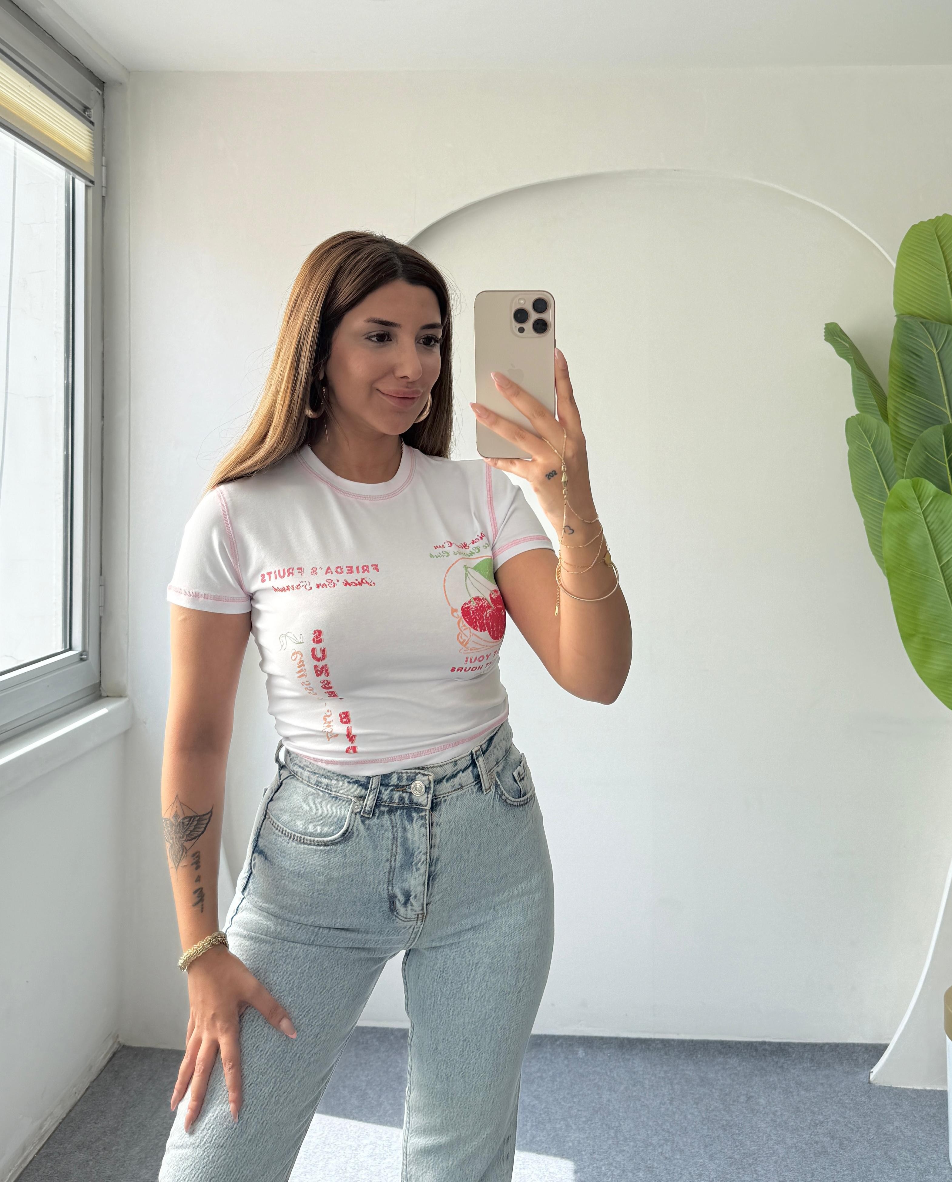 CHERRY CROP TOP