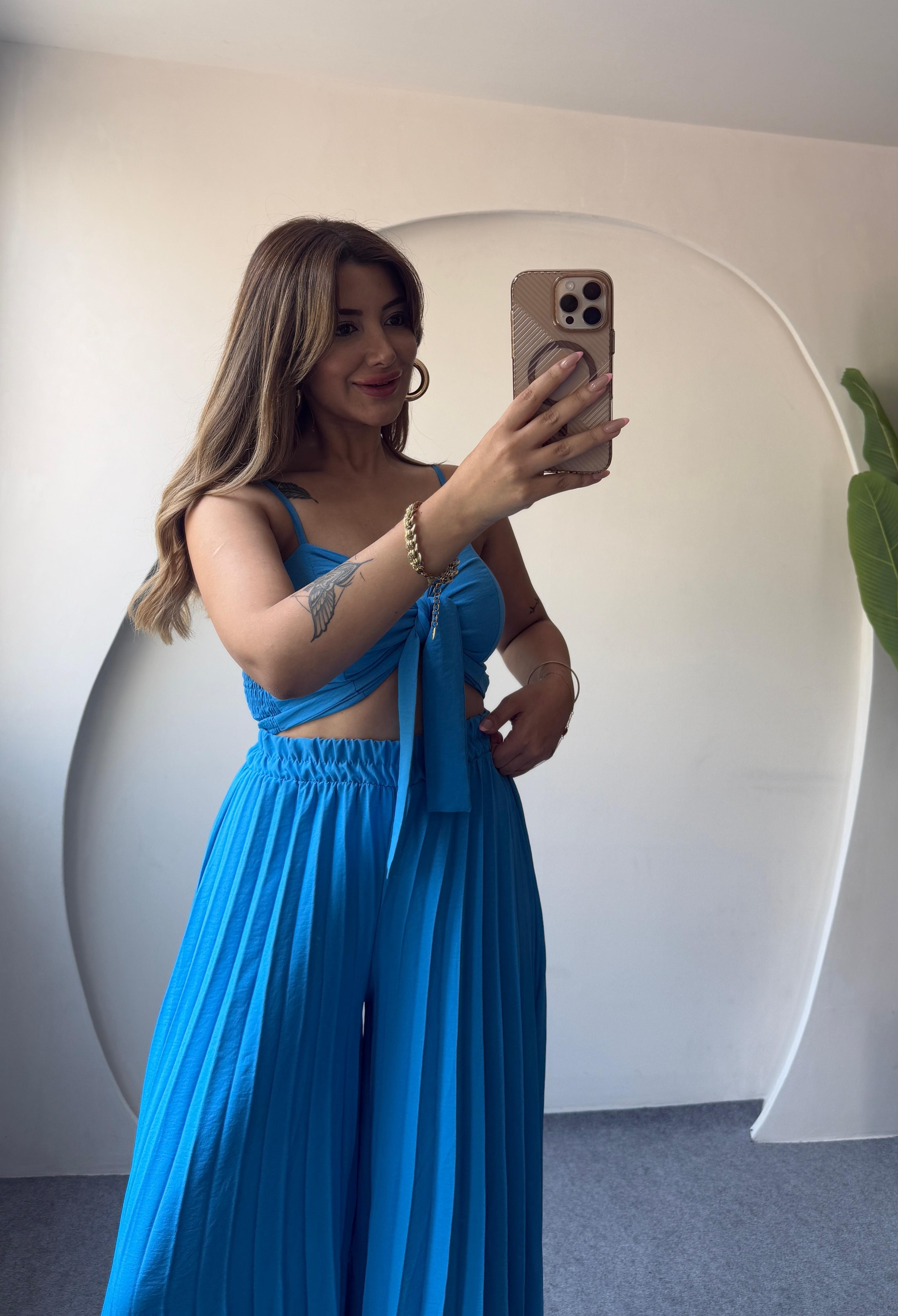 MELENY PLİSELİ TAKIM