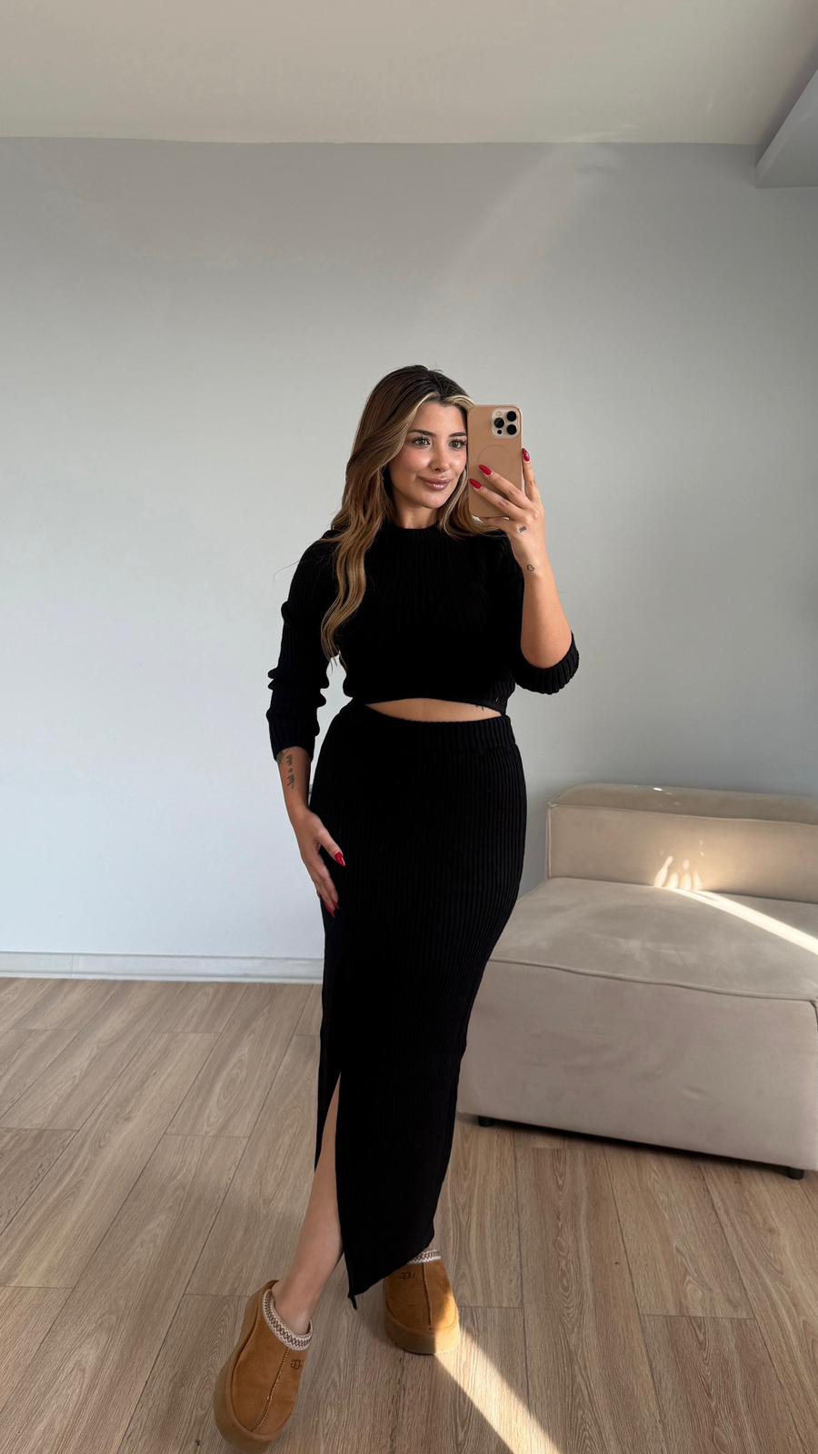 COACH TRİKO ETEK TAKIM - Siyah