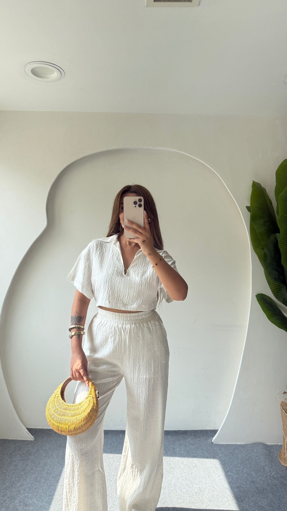 CARNY AKSESUAR DETAYLI CROP TAKIM