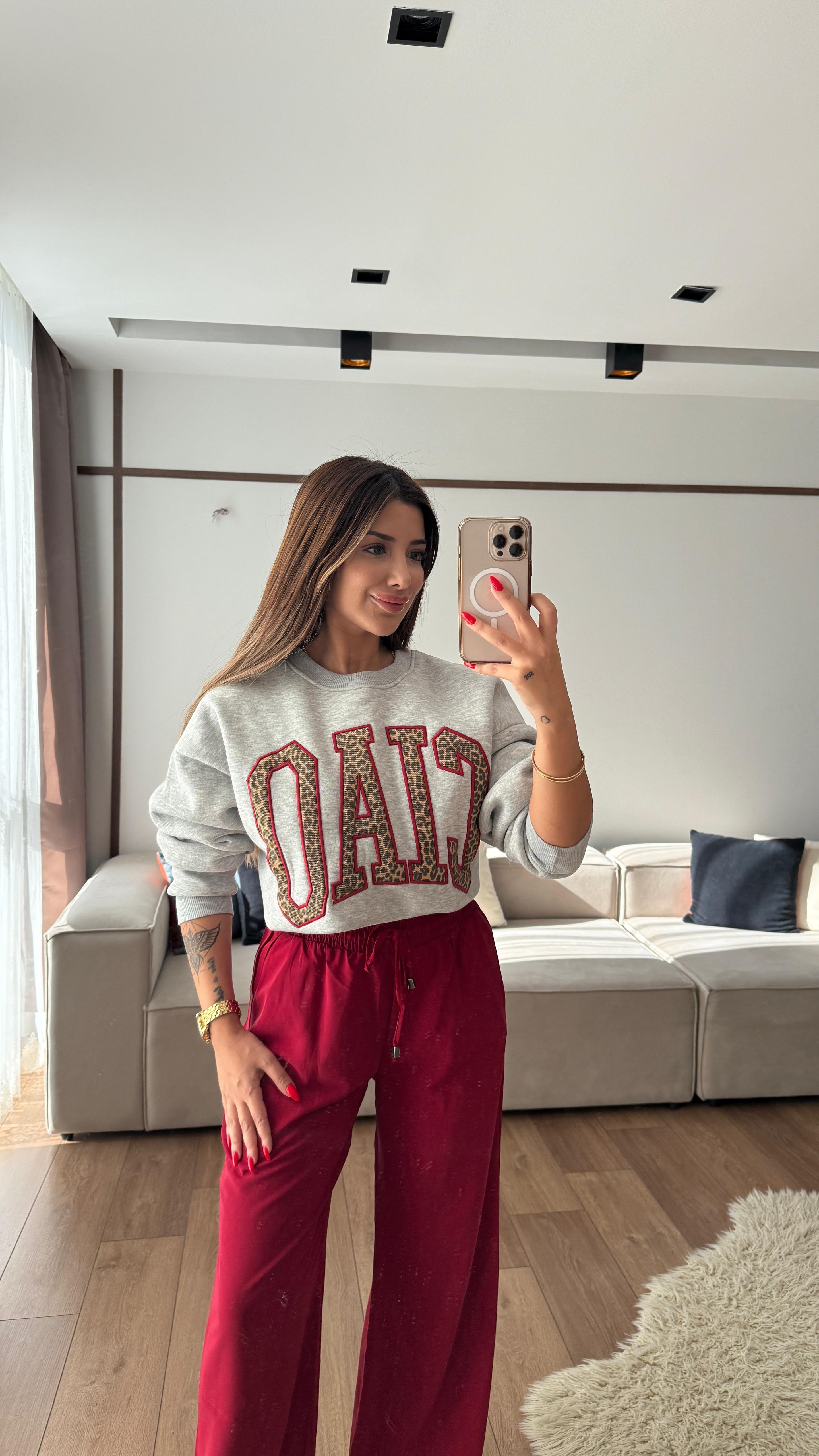 PAG NAKIŞ DETAYLI SWEATSHIRT 