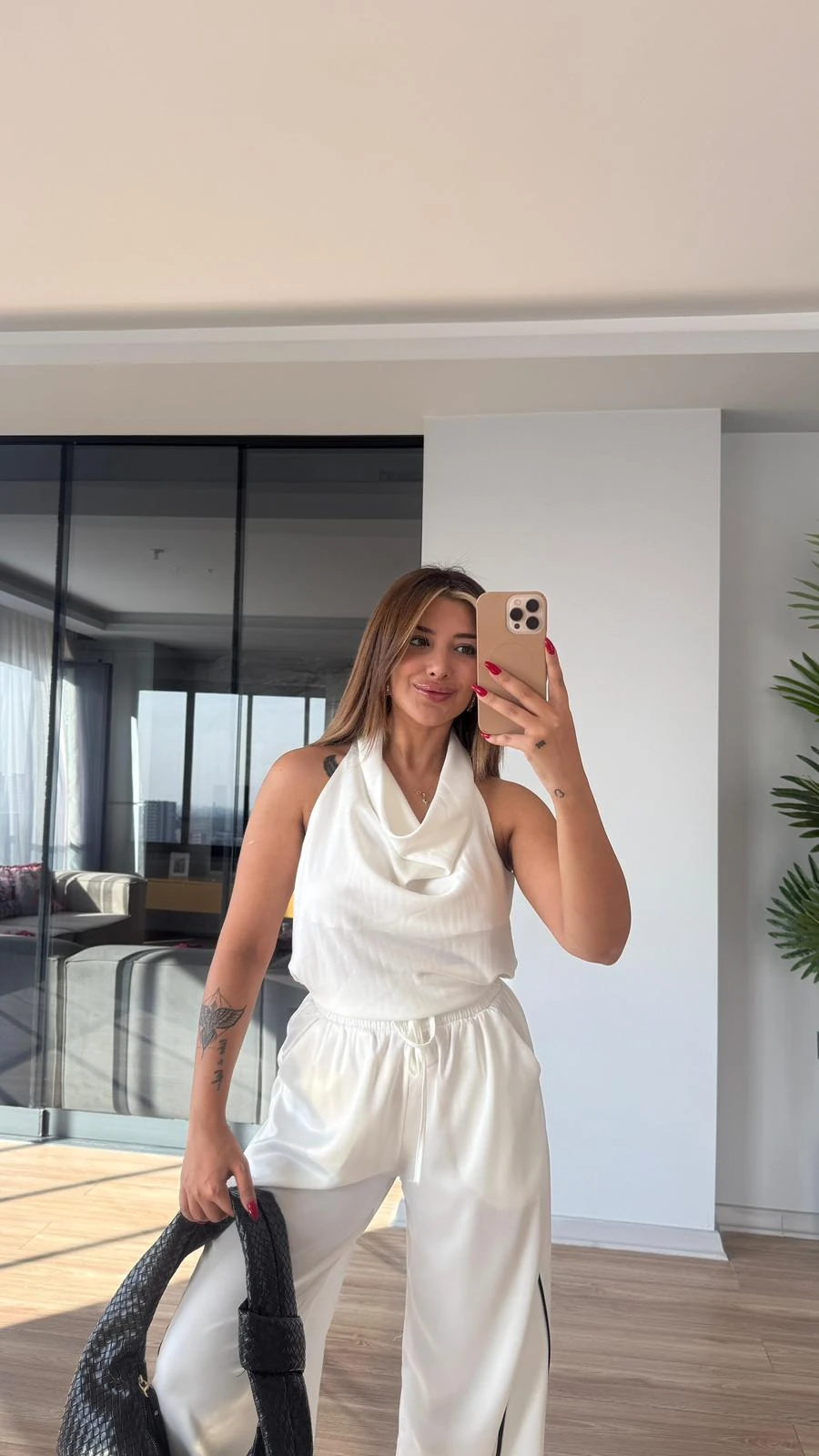 ŞERİT DETAYLI PALAZZO PANTOLON