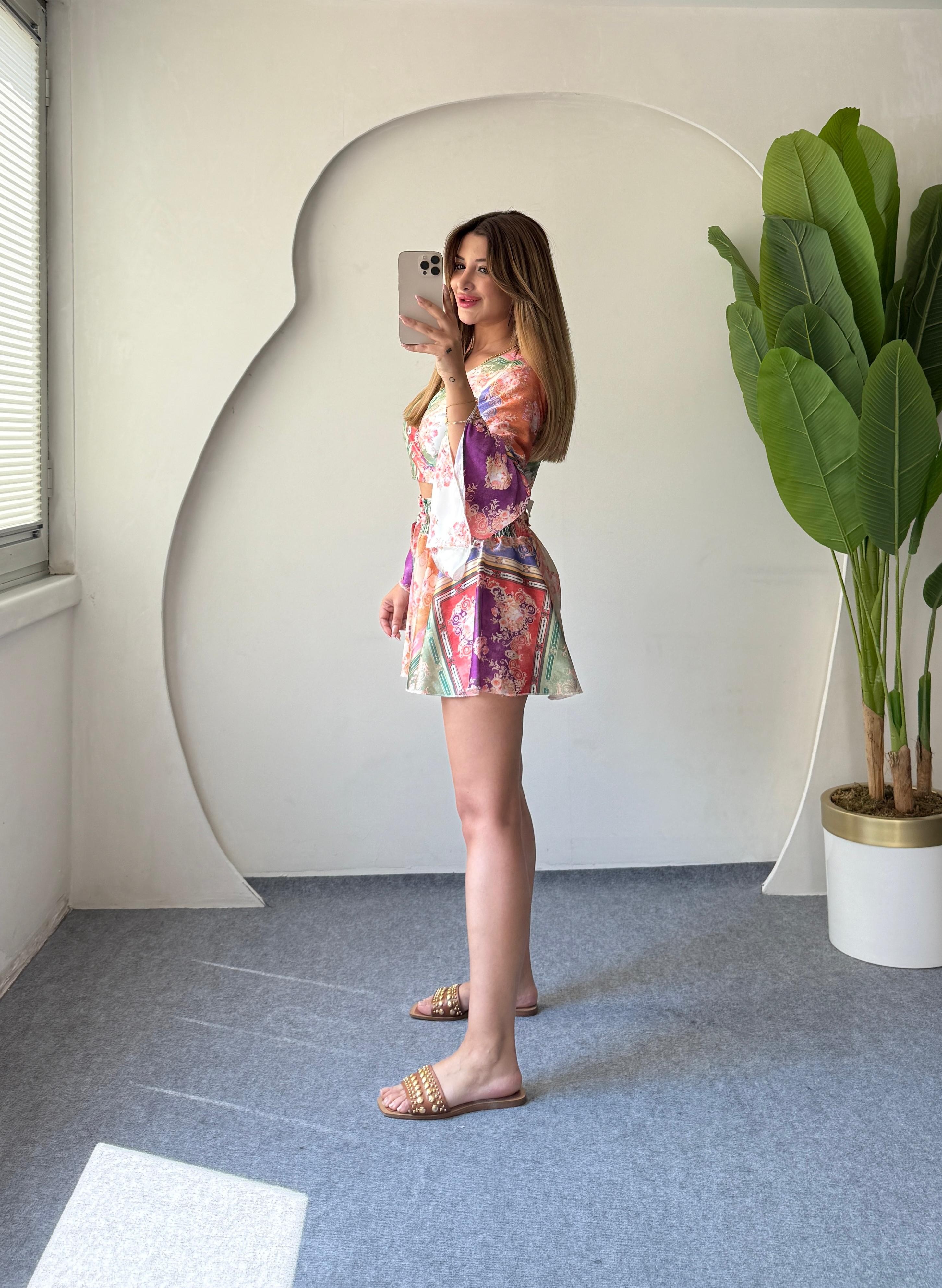 AYFE SATEN BAĞLAMALI TAKIM