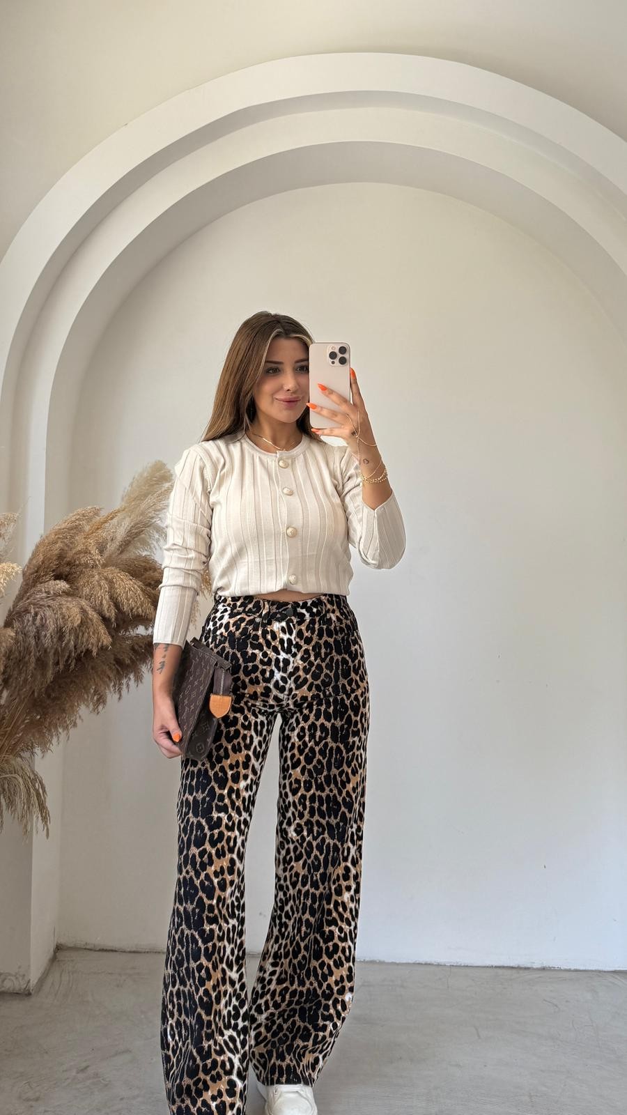 LEOPAR DESENLİ PANTOLON