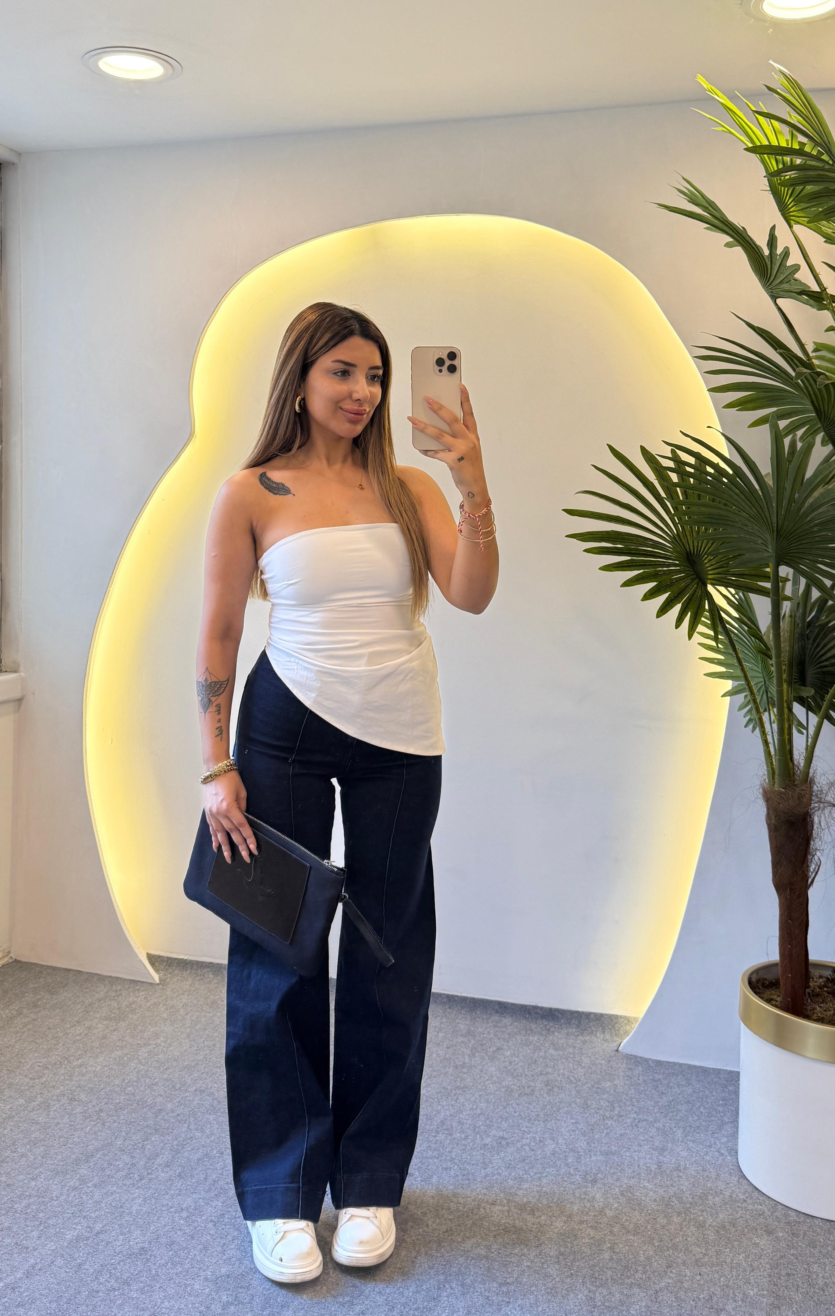 FIRST ÖN CIMALI DENİM KOT PANTOLON