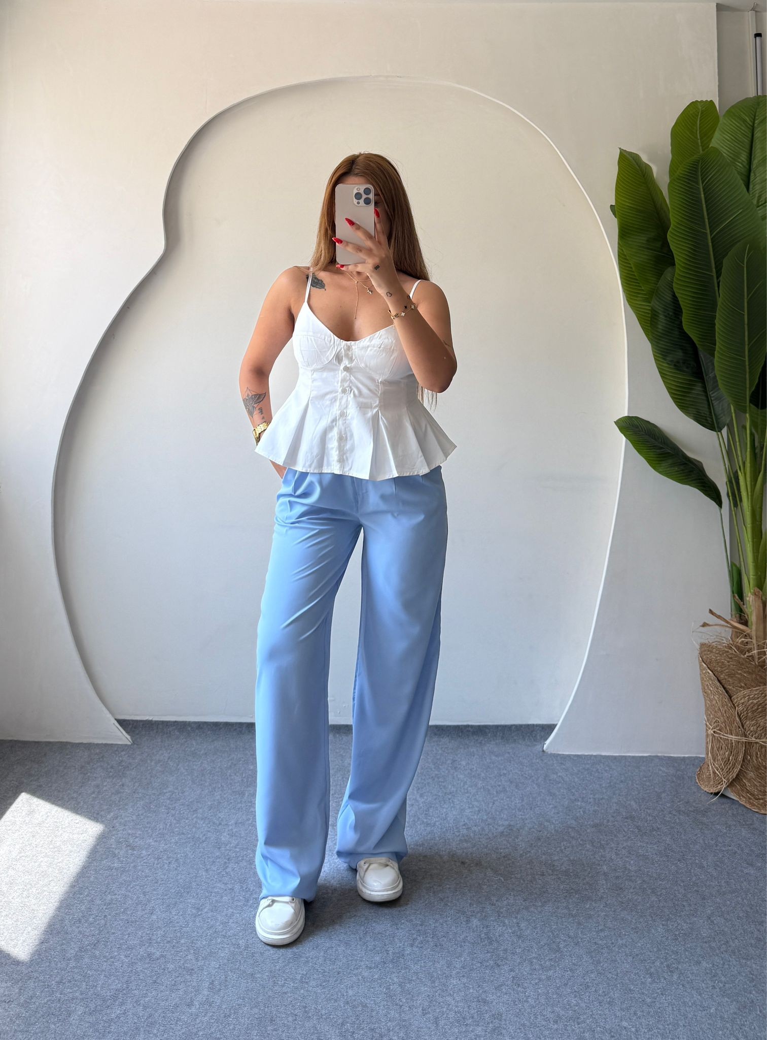 NOVİ PALAZZO PANTOLON - BEBE MAVİ