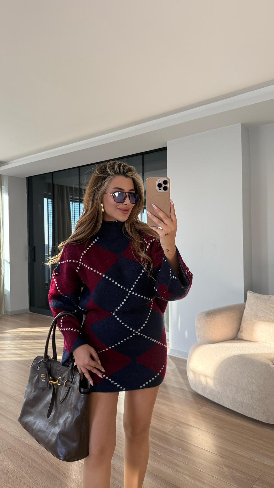 BAKLAVA DESENLİ TRİKO TAKIM