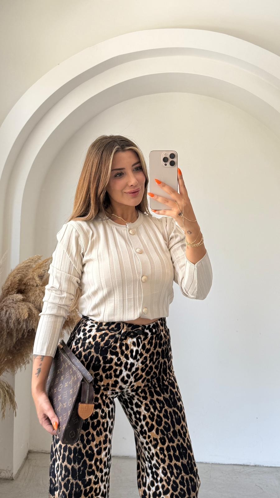 LEOPAR DESENLİ PANTOLON