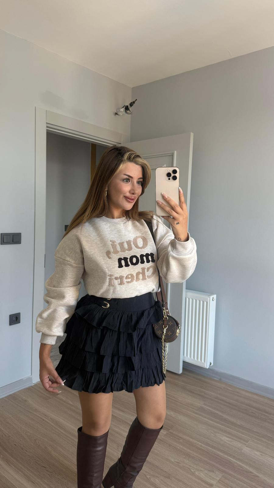 CHERİ ŞARDONLU SWEAT