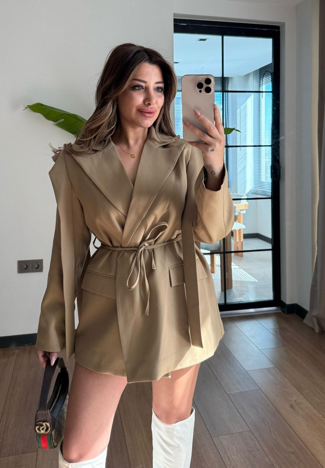 MYNO BEL BAĞCIKLI CEKET