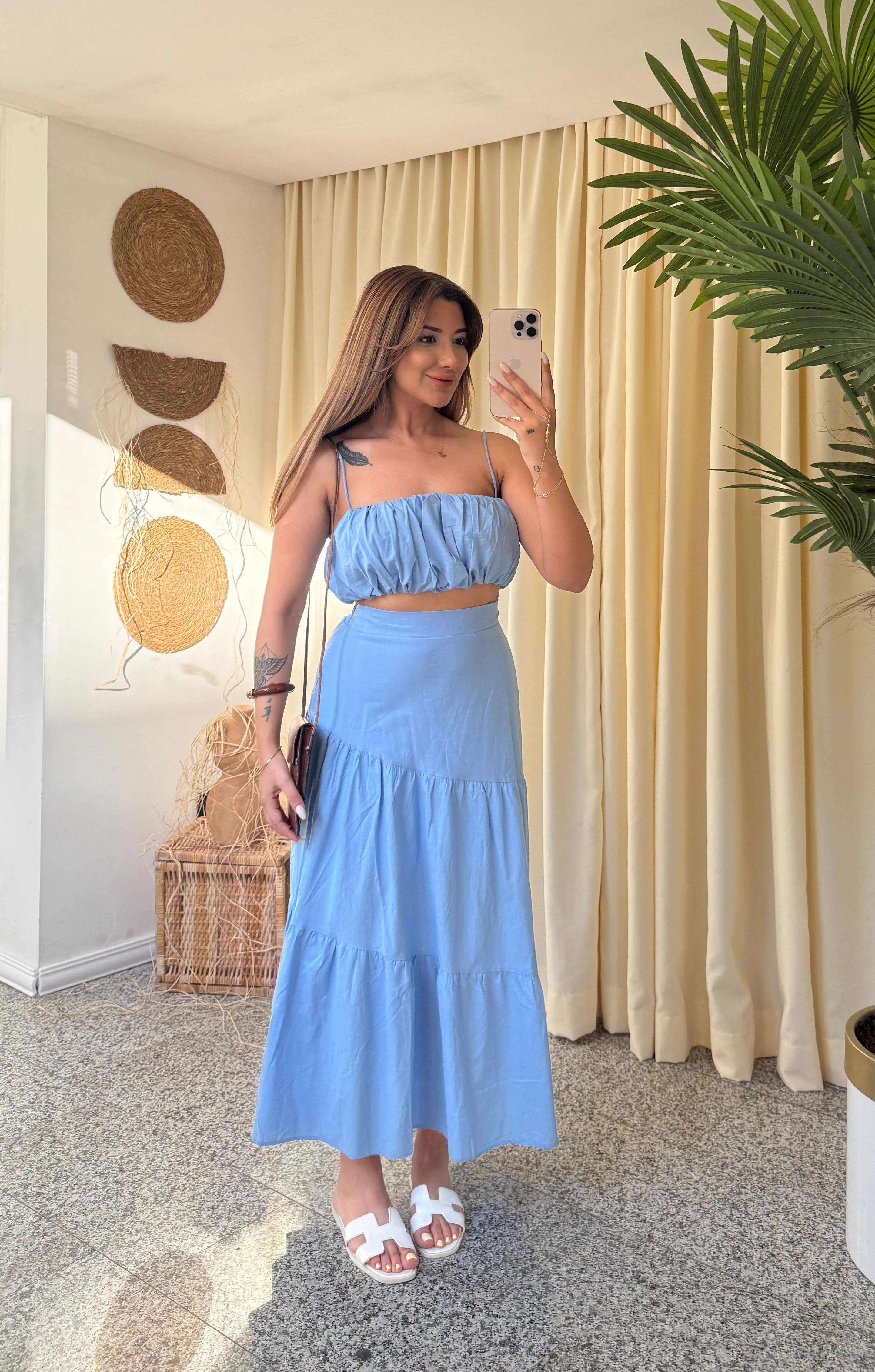 MİSTY ETEK CROP TAKIM