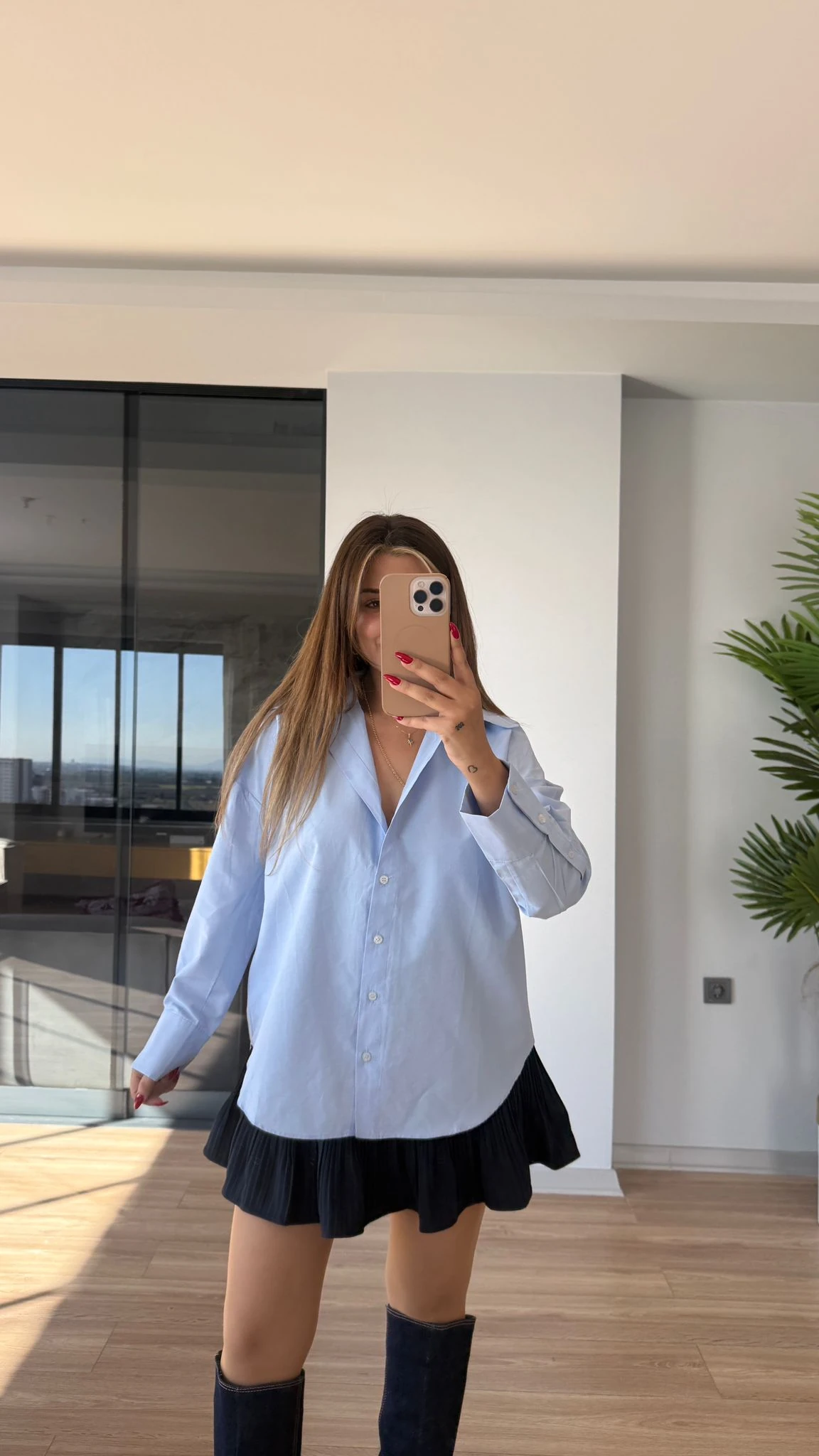 VERY OVERSIZE GÖMLEK