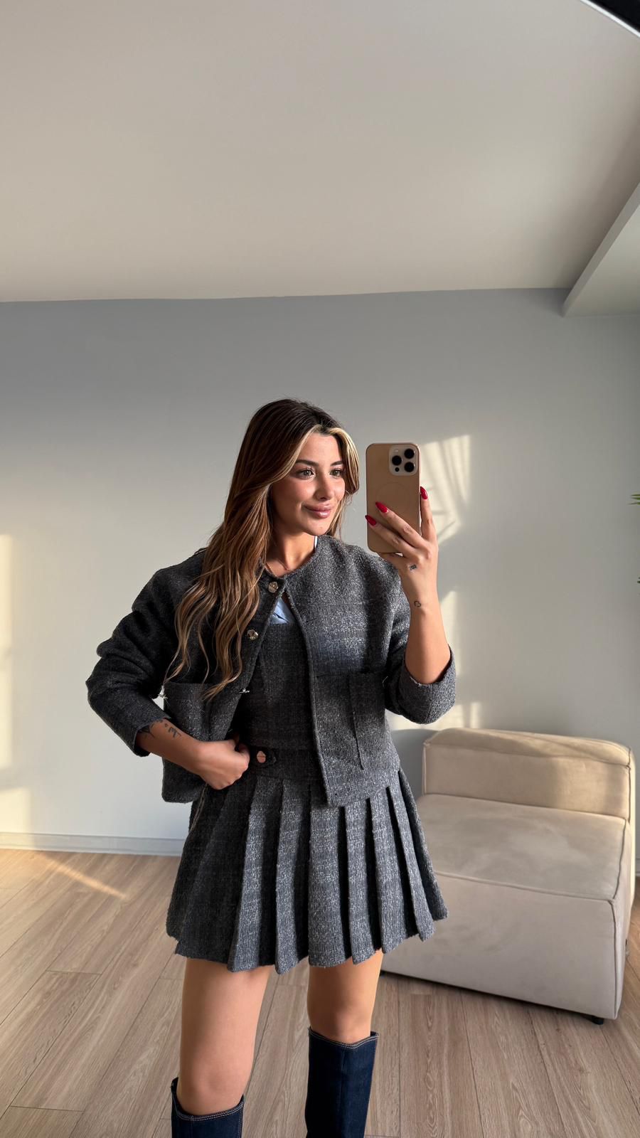 CARLES TÜVİD CEKET TAKIM